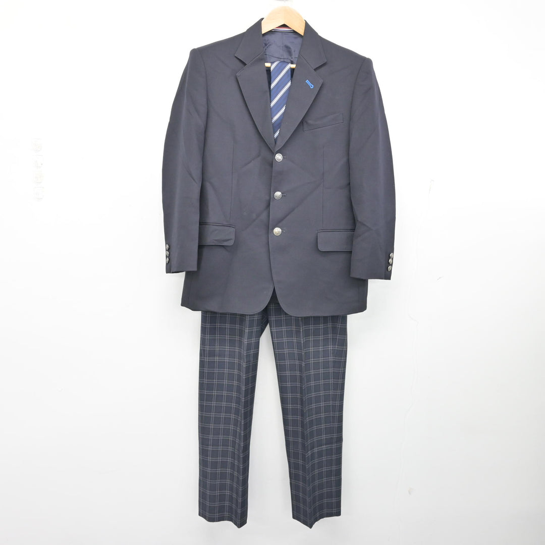 中古】北海道 北海道札幌手稲高等学校 男子制服 3点 (ブレザー・ズボン
