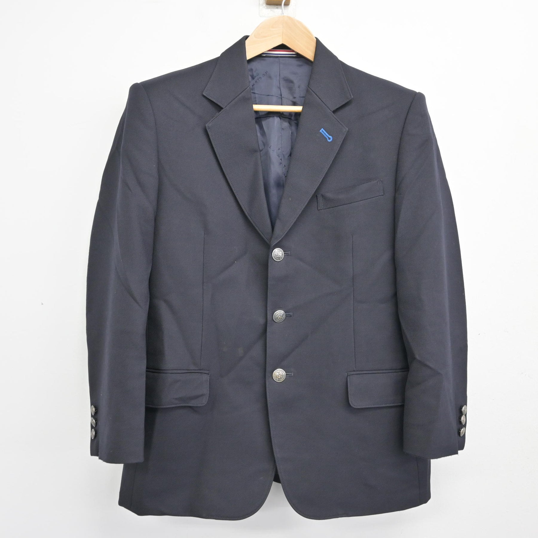 中古】北海道 北海道札幌手稲高等学校 男子制服 3点 (ブレザー・ズボン