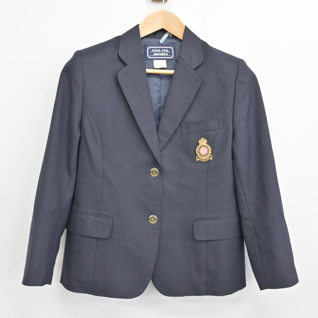 中古】埼玉県 東松山市立北中学校 女子制服 3点 (ブレザー・スカート