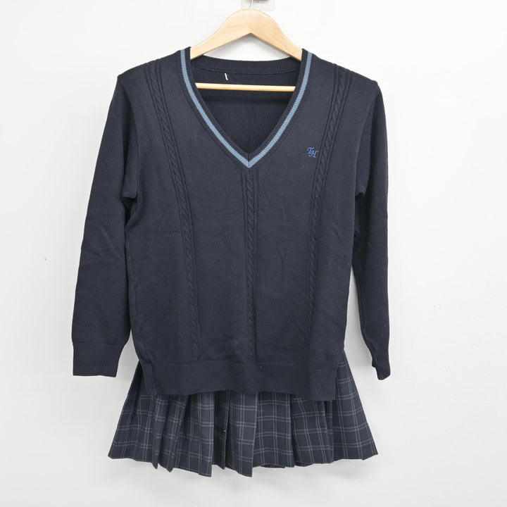 中古】北海道 北海道札幌手稲高等学校 女子制服 4点 (ブレザー・ニット 中古】北海道 北海道札幌手稲高等学校 女子制服 4点 (ブレザー・ニット