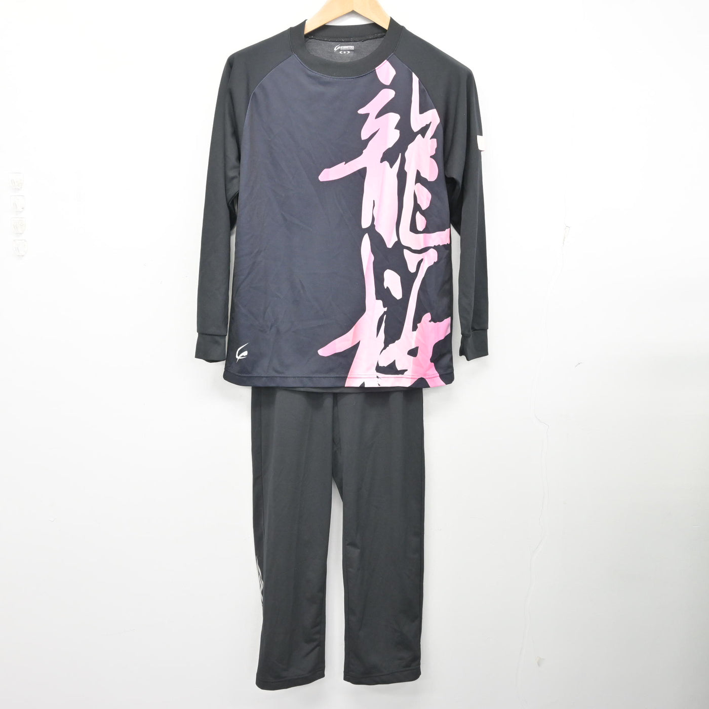 中古】鹿児島県 龍桜高等学校 女子制服 3点 (ジャージ 上・体操服 上