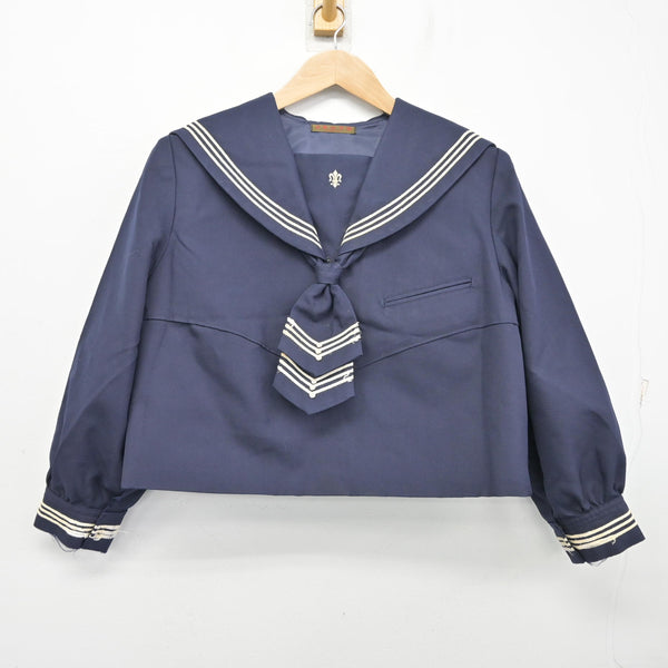 中古】岩手県 盛岡白百合学園中学高等学校 女子制服 1点 (セーラー服