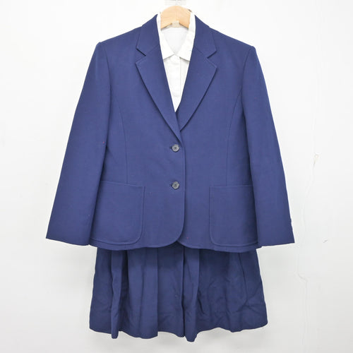 中古】宮城県 多賀城中学校 女子制服 4点 (ブレザー・ブラウス 