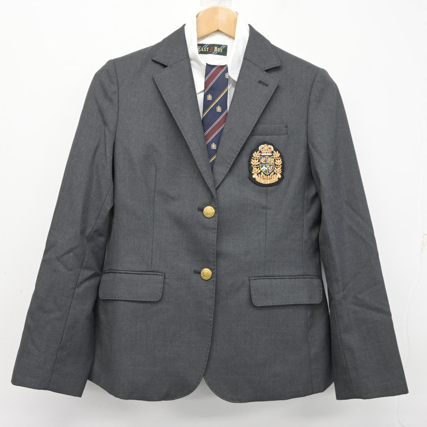 中古】 EAST BOY/イーストボーイ 女子制服 3点 (ブレザー・シャツ 