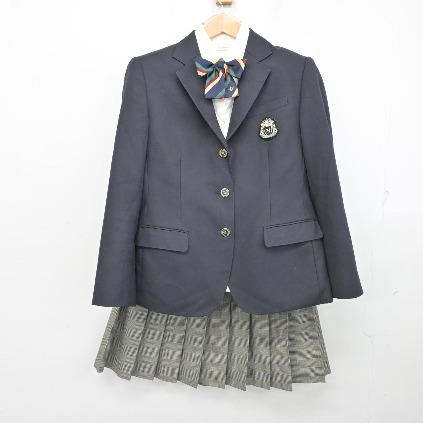 中古】神奈川県 横浜創英中学・高等学校 女子制服 4点 (ブレザー 