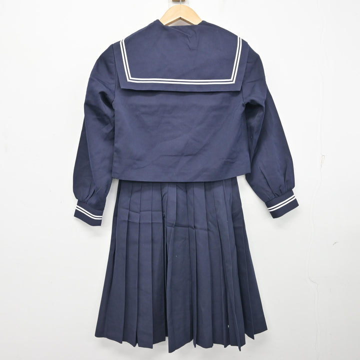 中古】高知県 一宮中学校 女子制服 2点 (セーラー服・スカート