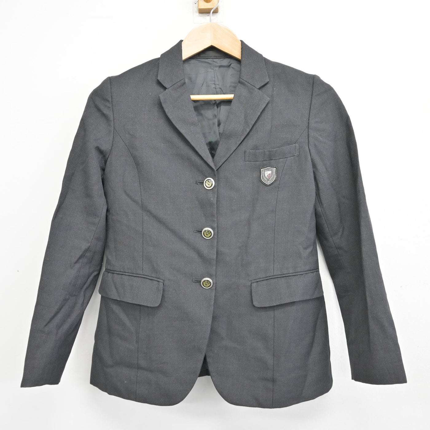 中古】東京都 京華女子中学校 女子制服 2点 (ブレザー・スカート
