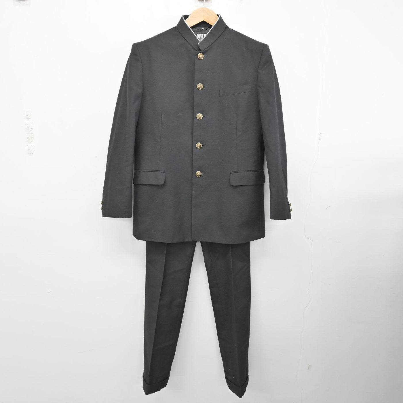 中古】東京都 志村第一中学校 男子制服 3点 (学ラン・ズボン) sf131171 