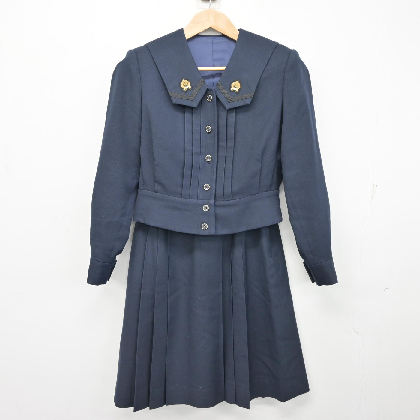 中古】兵庫県 白陵高等学校/旧制服 女子制服 2点 (ブレザー・スカート 