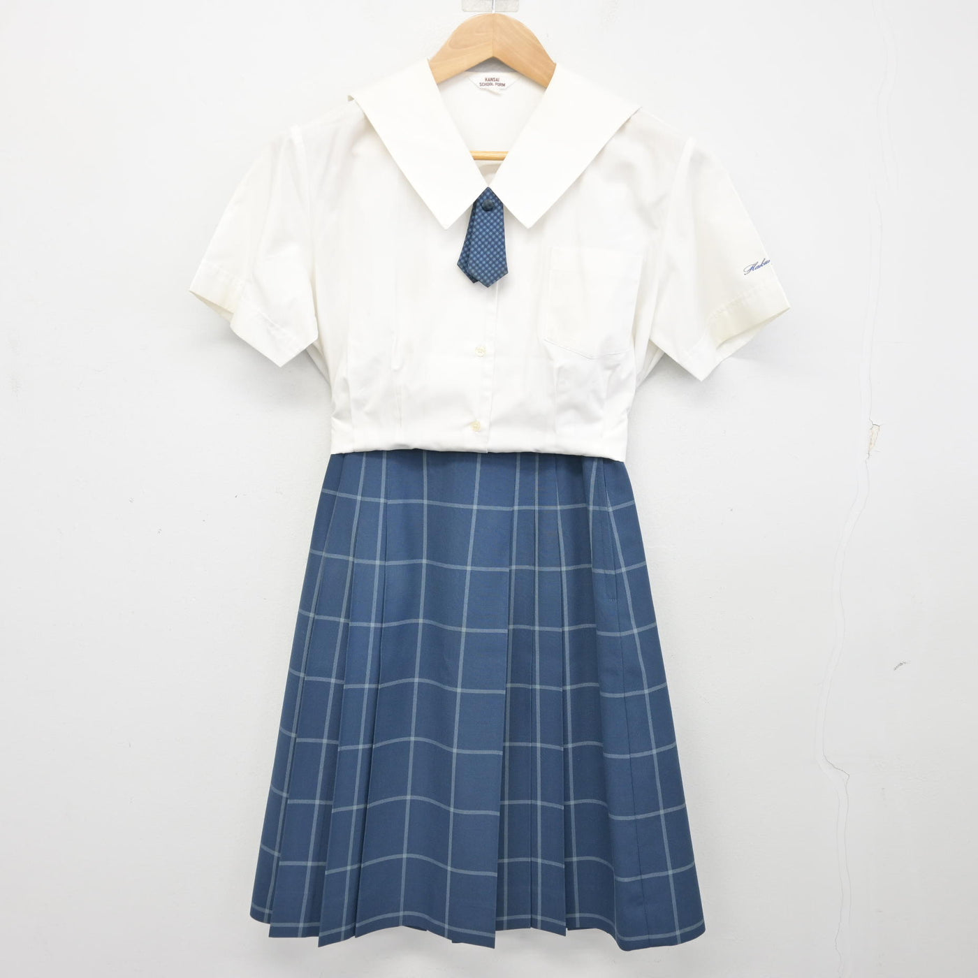 中古】兵庫県 白陵高等学校/旧制服 女子制服 3点 (ブラウス・スカート 