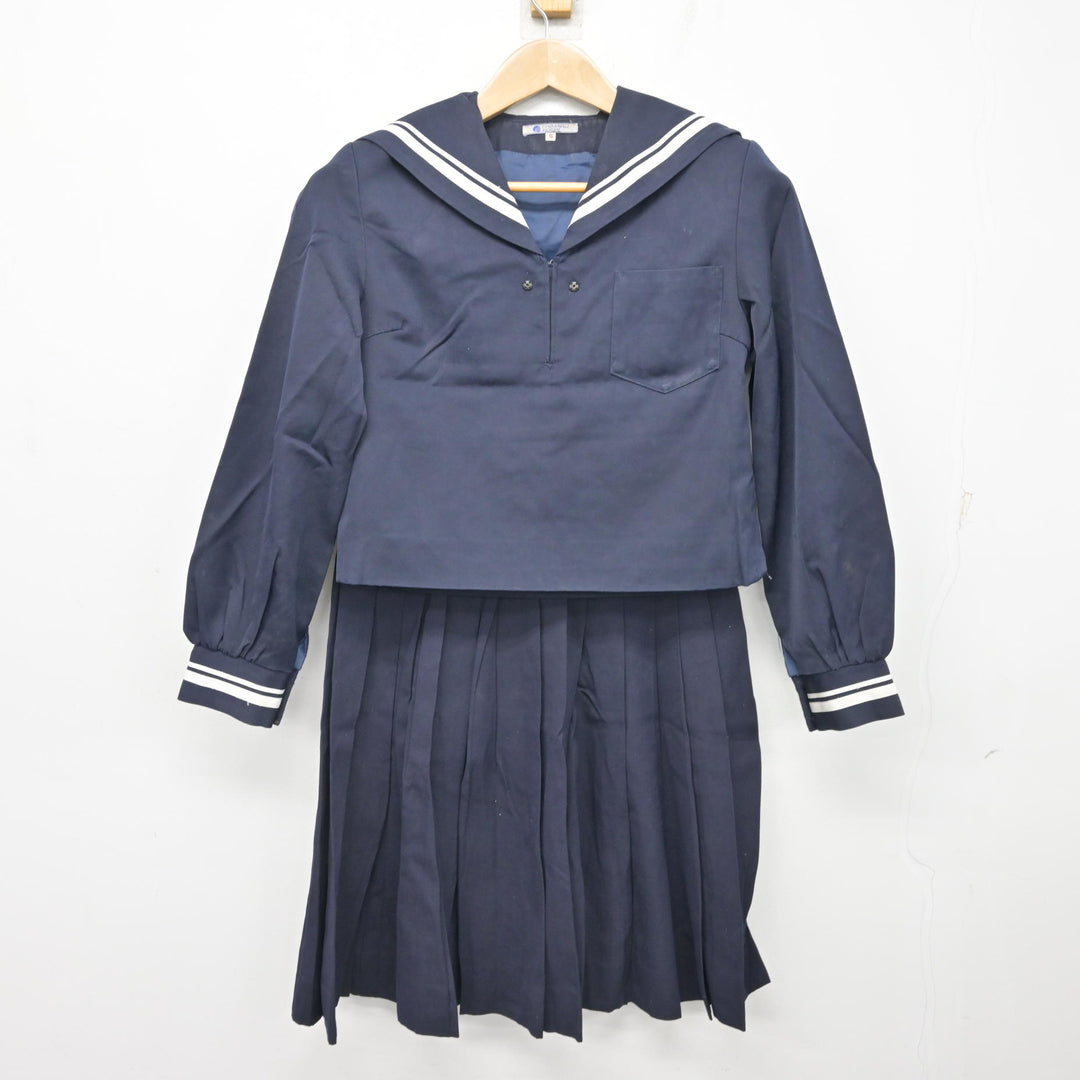 中古】高知県 土佐女子中学高等学校 女子制服 2点 (セーラー服