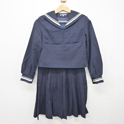 中古】高知県 土佐女子中学高等学校 女子制服 2点 (セーラー服