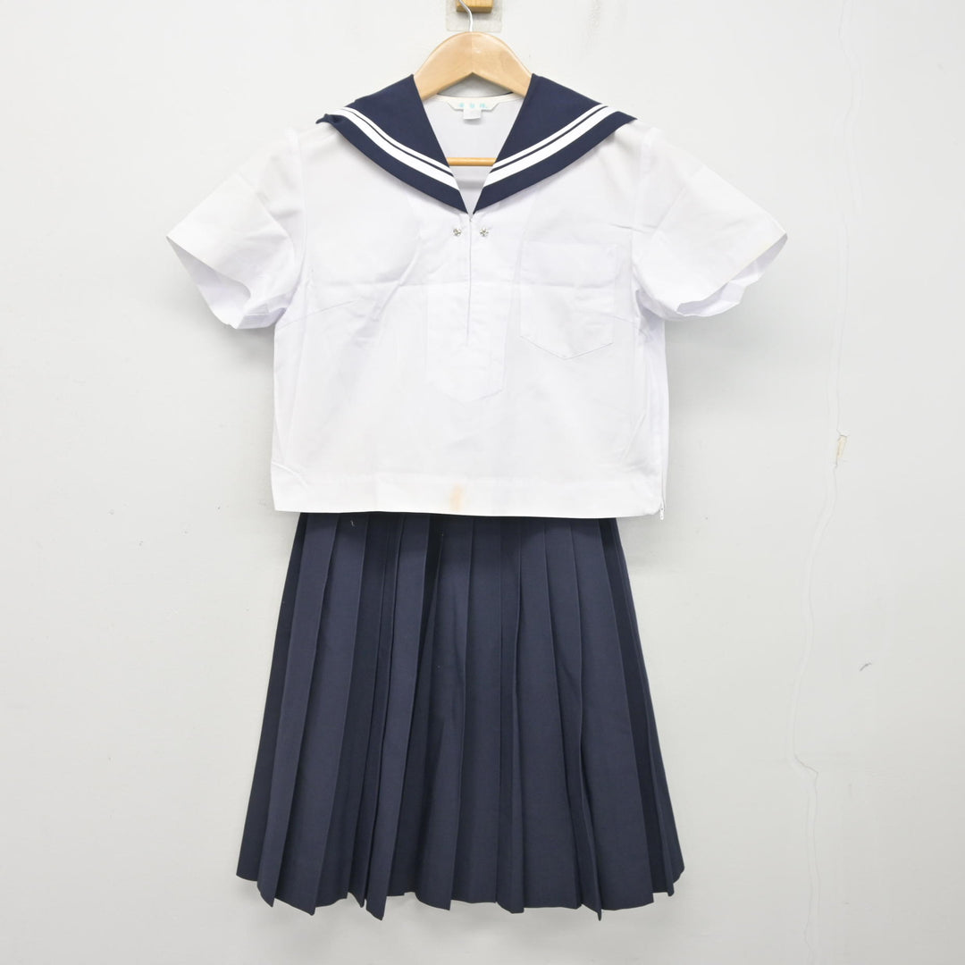 中古】高知県 土佐女子中学高等学校 女子制服 2点 (セーラー服