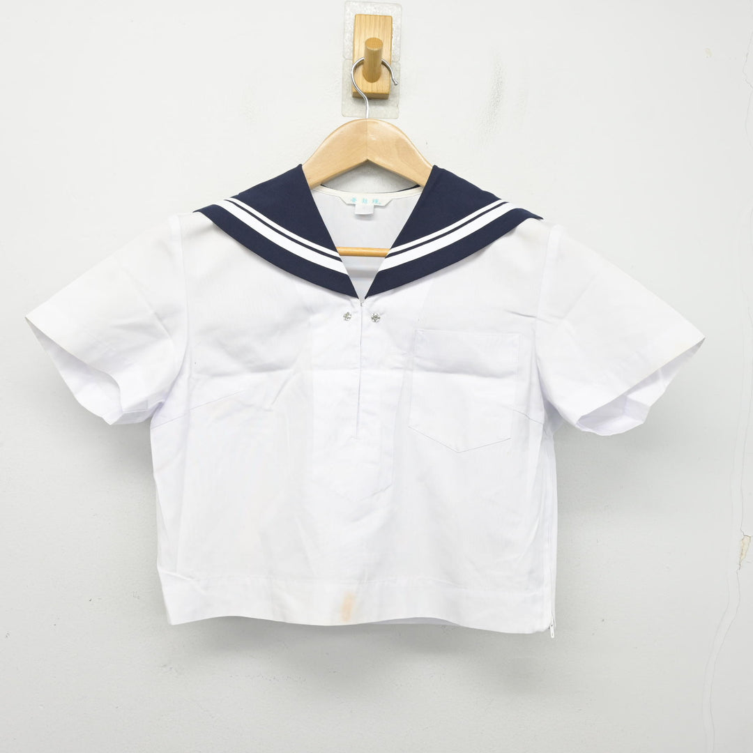 中古】高知県 土佐女子中学高等学校 女子制服 2点 (セーラー服
