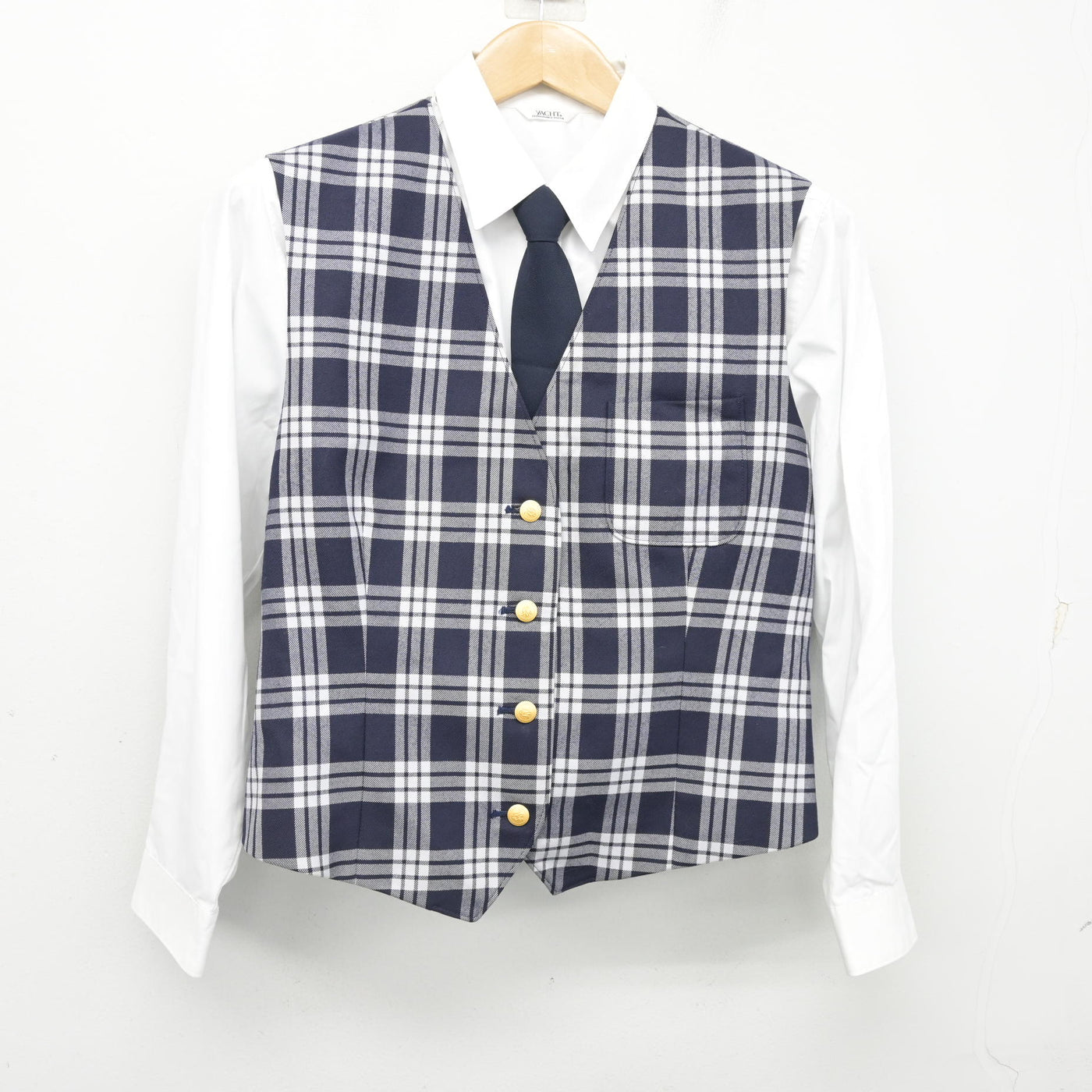 中古】宮城県 聖和学園高等学校 女子制服 6点 (ブレザー・ベスト