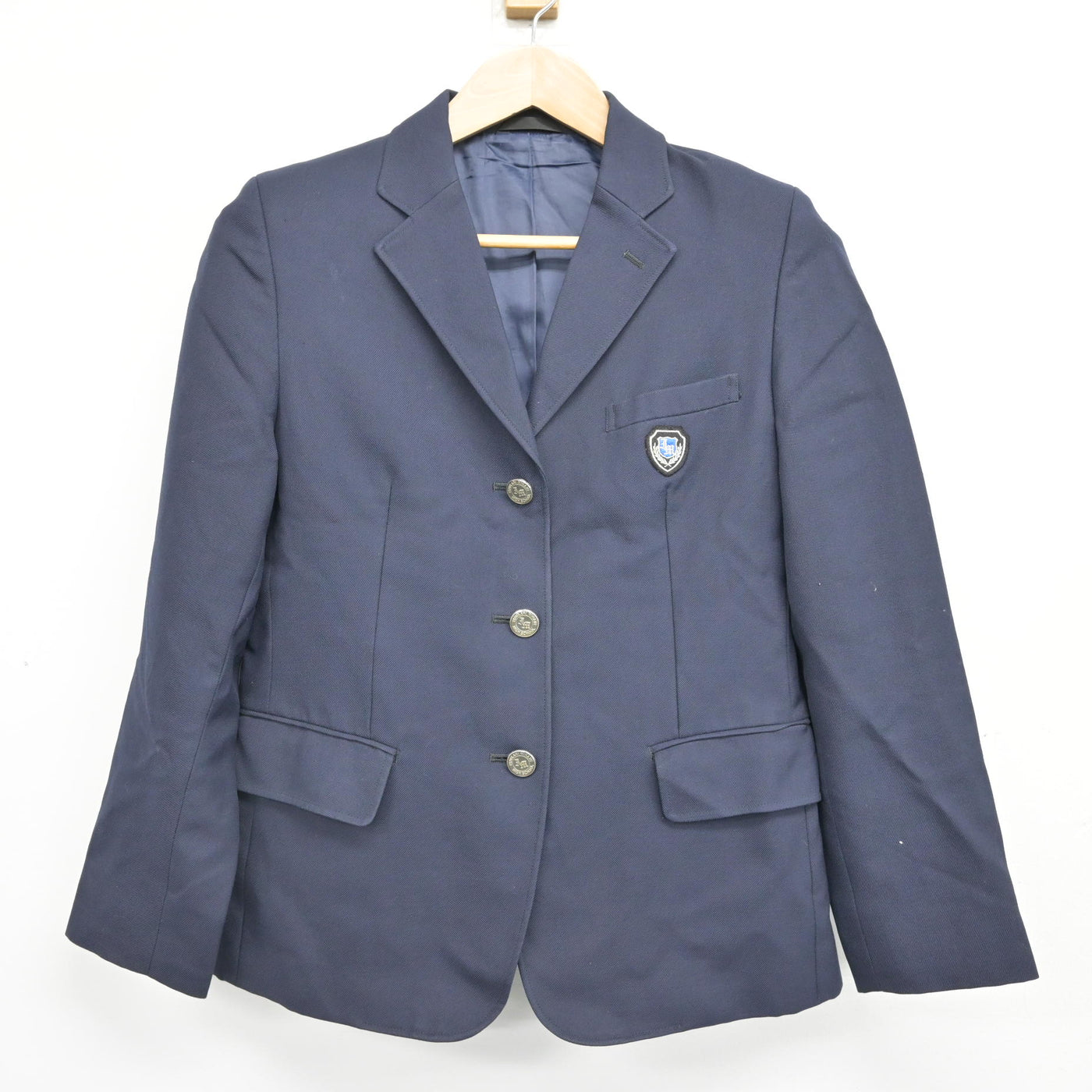中古】北海道 北海道石狩南高等学校 女子制服 3点 (ブレザー・スカート 