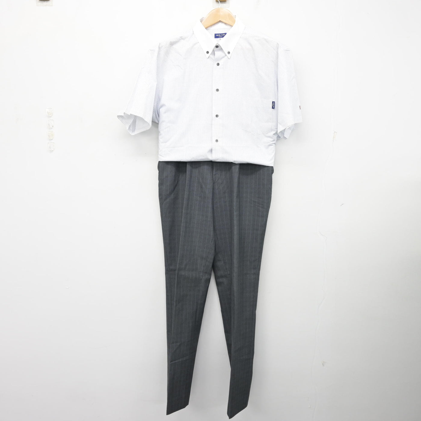 中古】北海道 立命館慶祥高等学校 男子制服 3点 (シャツ・ズボン 