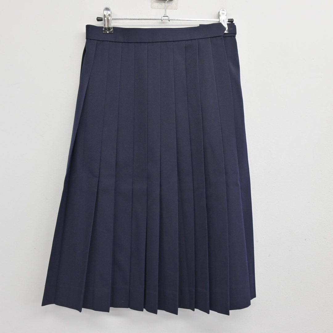 中古】青森県 三戸中学校 女子制服 4点 (セーラー服・スカート