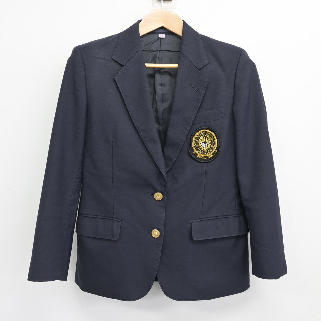 中古】東京都 東京成徳大学高等学校 女子制服 5点 (ブレザー・スカート