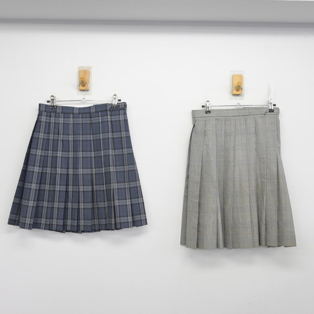 中古】東京都 東京成徳大学高等学校 女子制服 5点 (ブレザー・スカート