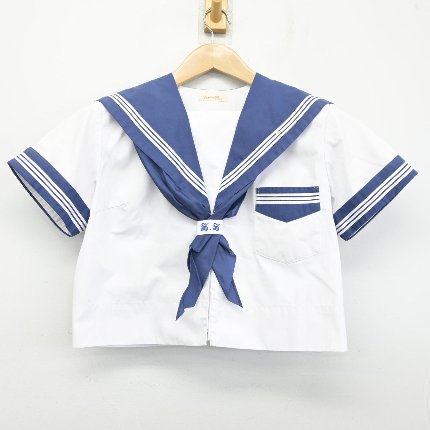 中古】大阪府 大阪成蹊女子高等学校 女子制服 3点 (セーラー服
