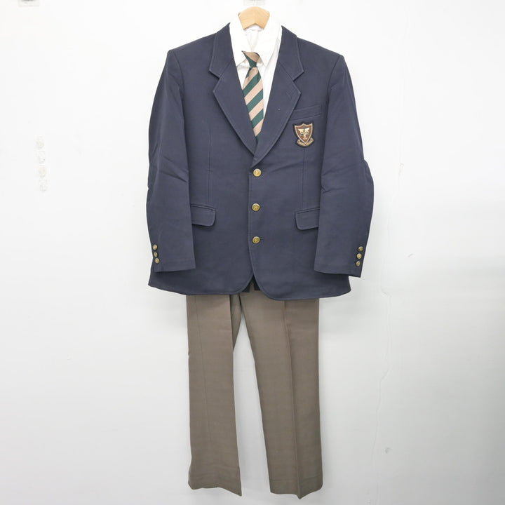 中古】福井県 武生商工高等学校 男子制服 4点 (ブレザー・シャツ
