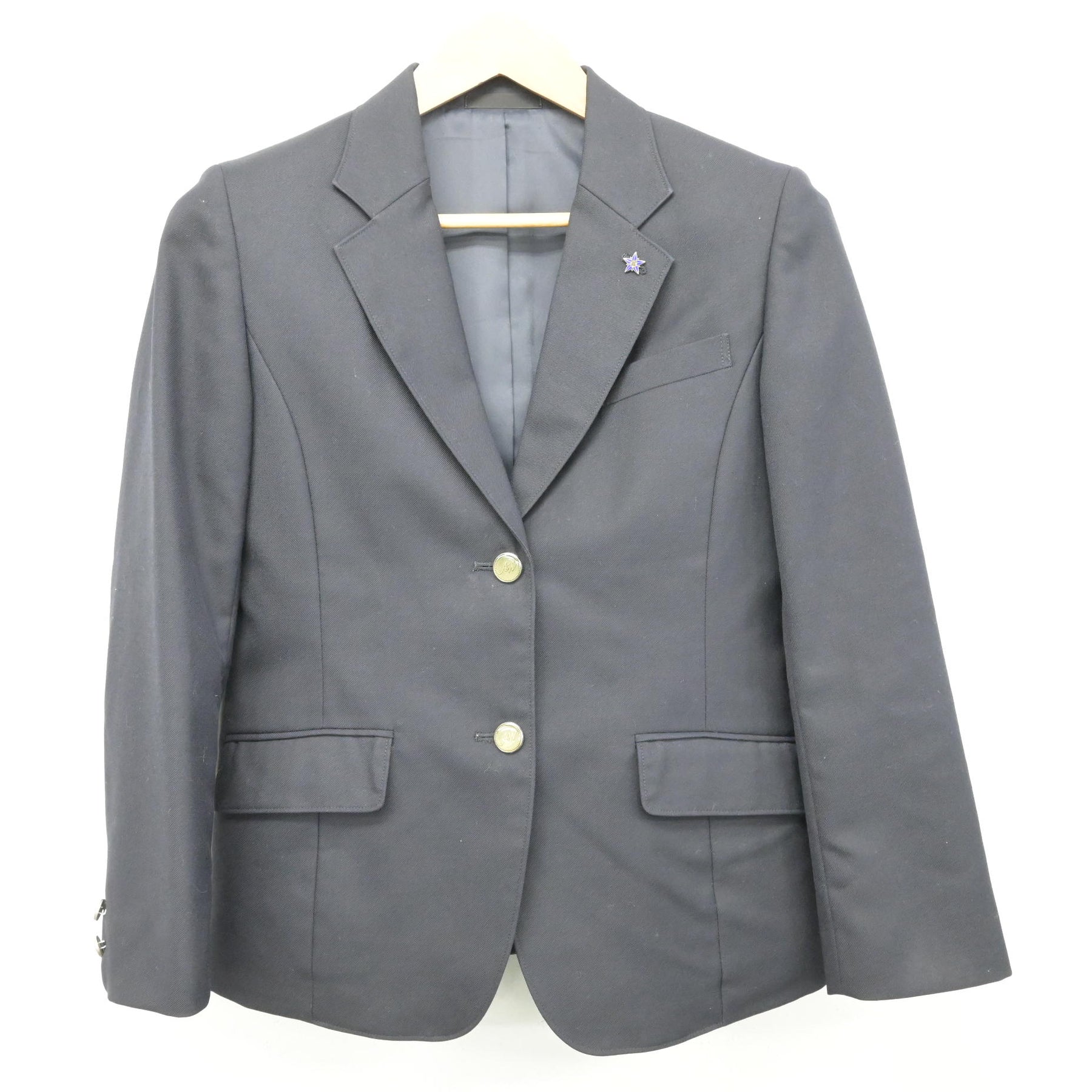 中古】神奈川県 厚木西高等学校 女子制服 5点 (ブレザー・スカート