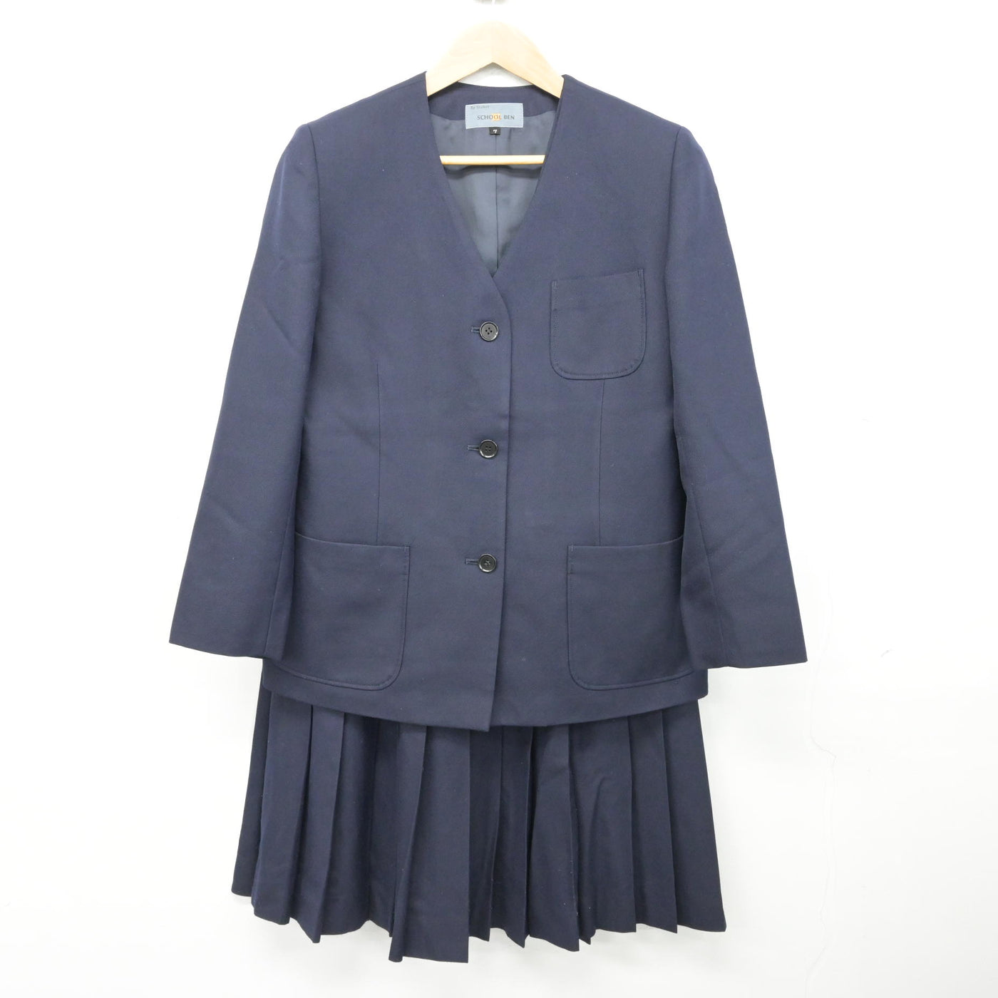中古】埼玉県 寺尾中学校 女子制服 3点 (ブレザー・ベスト・スカート 