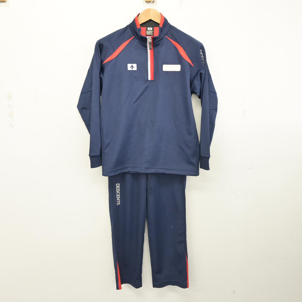 中古】香川県 高松中央高等学校 女子制服 3点 (ジャージ 上・ジャージ