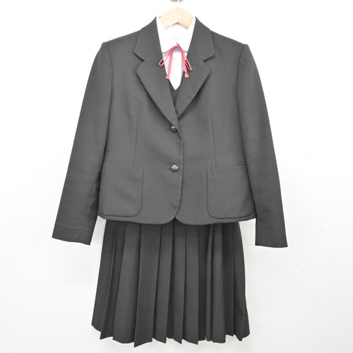 中古】大阪府 高槻北高等学校 女子制服 3点 (ブレザー・スカート