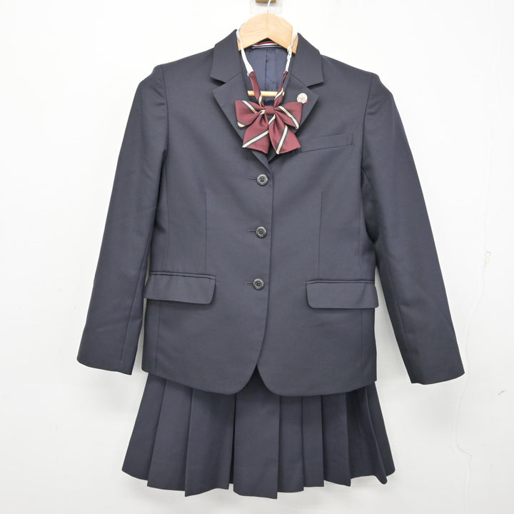 中古】長野県 長野東高等学校 女子制服 4点 (ブレザー・スカート 
