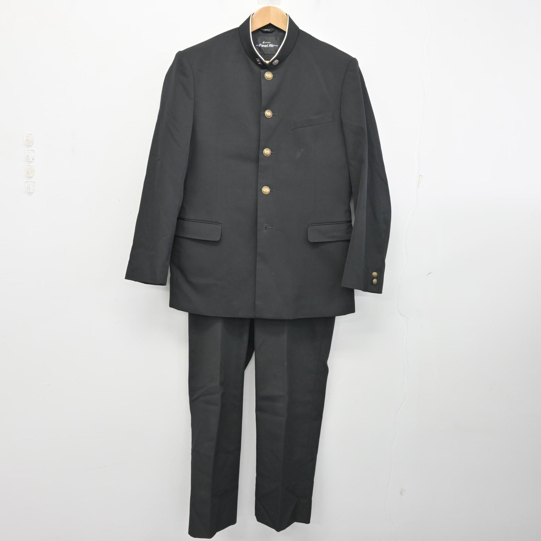 中古】青森県 弘前実業高等学校 男子制服 4点 (学ラン・ズボン