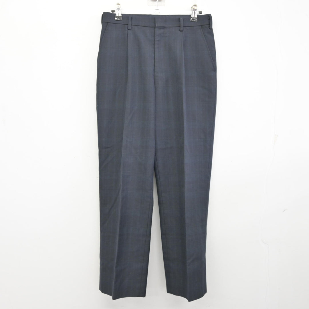 中古】青森県 浪岡中学校 男子制服 5点 (ブレザー・シャツ・ズボン