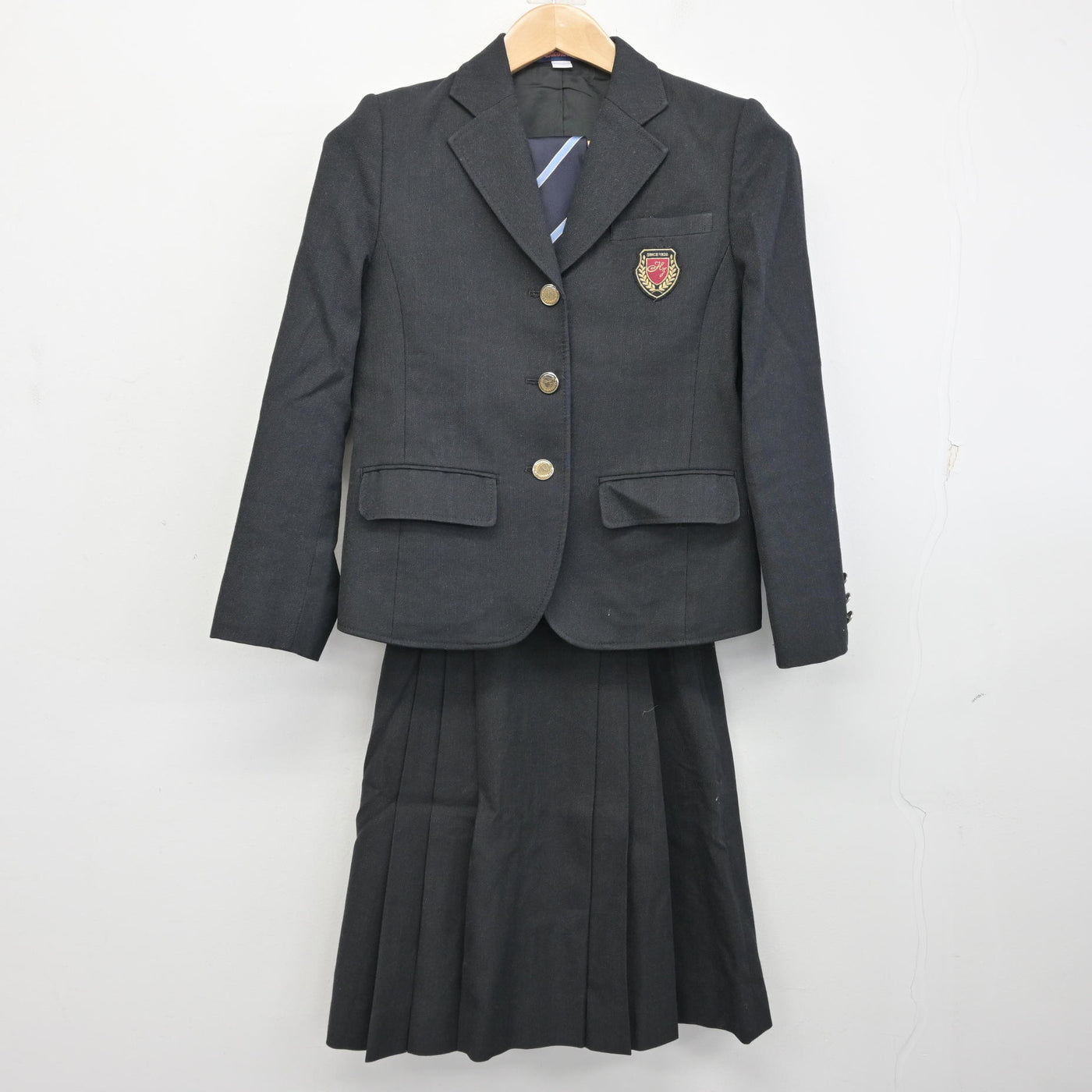 【中古】 八王子実践高等学校（27年度用） 中古】東京都 八王子実践高等学校/旧制服 女子制服 4点 (ブレザー