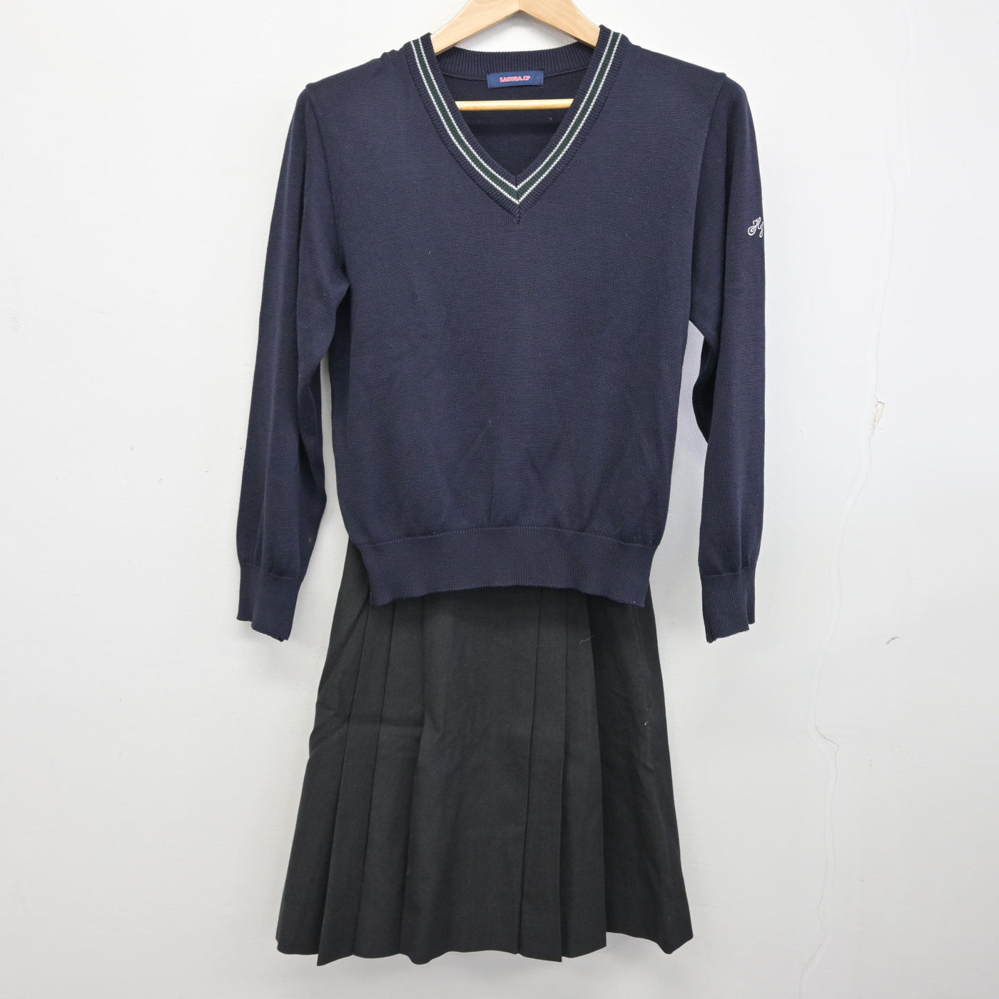 中古】東京都 八王子実践高等学校/旧制服 女子制服 4点 (ブレザー