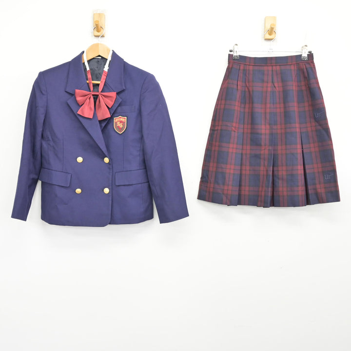 中古】埼玉県 浦和学院高等学校 女子制服 3点 (ブレザー・スカート