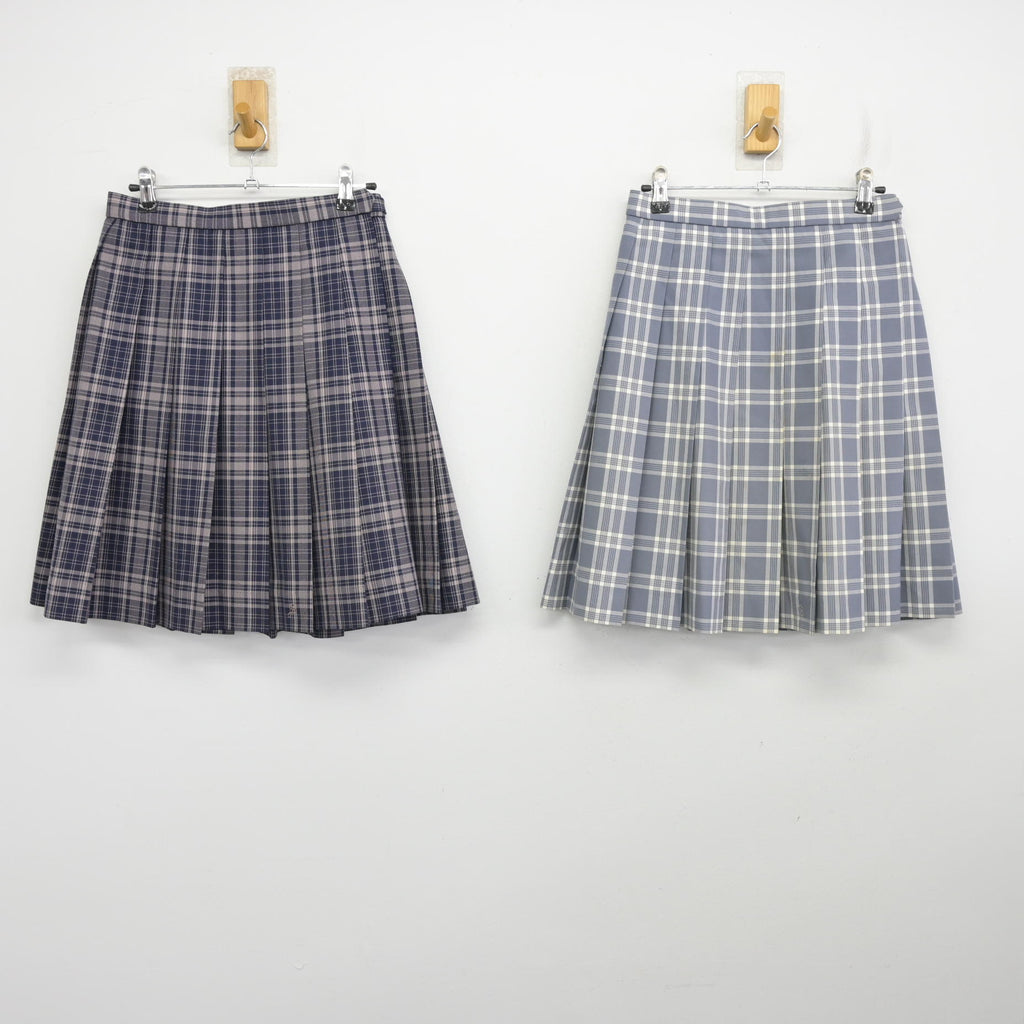 中古】神奈川県 相模女子大学高等部 女子制服 2点 (スカート) sf132063