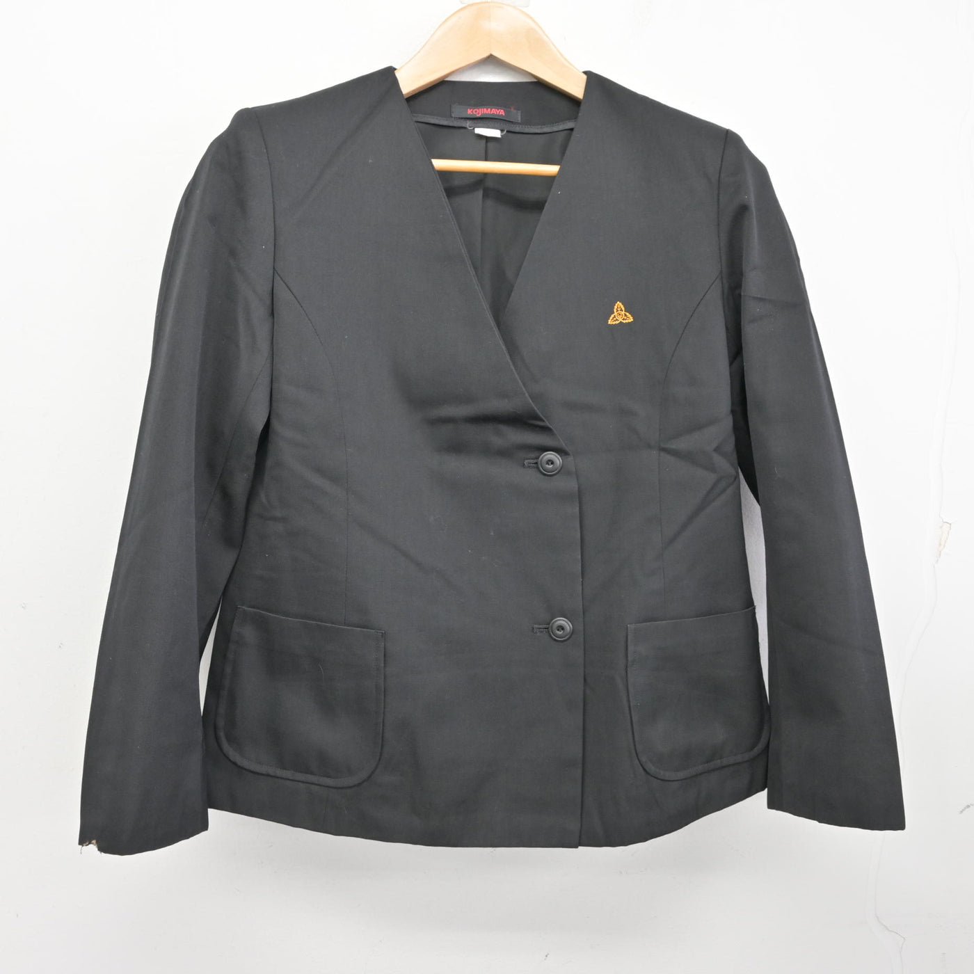 中古】高知県 介良中学校 女子制服 3点 (ブレザー・ベスト・スカート 