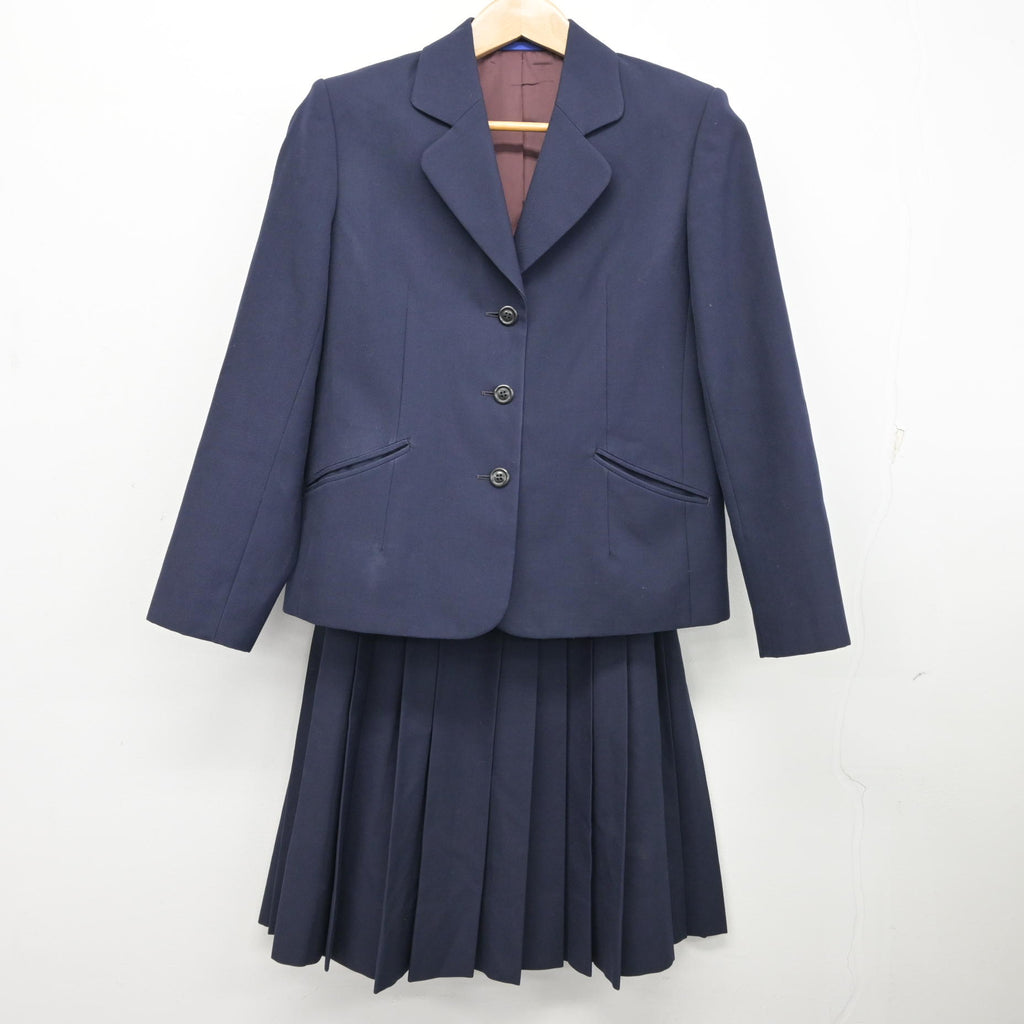 中古】大阪府 池田高等学校 女子制服 3点 (ブレザー・スカート
