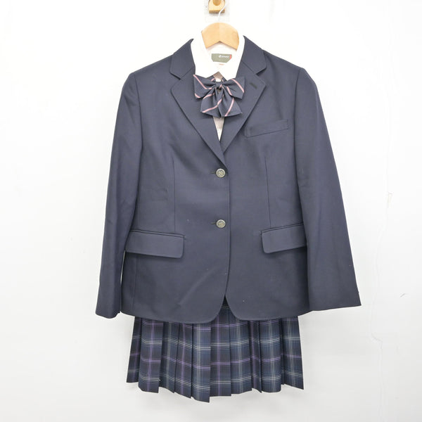 飛鳥未来高校 制服 スカート 中古】 飛鳥未来きずな高等学校 女子制服 5点 (ブレザー・シャツ