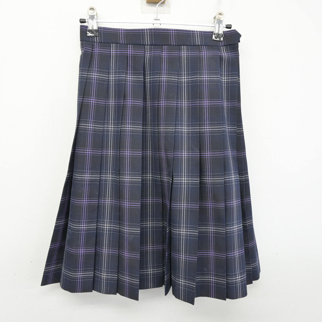 中古】 飛鳥未来きずな高等学校 女子制服 3点 (ニット・シャツ