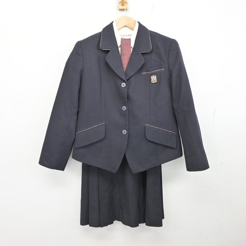 中古】宮城県 聖ウルスラ学院英智高等学校 女子制服 4点 (ブレザー