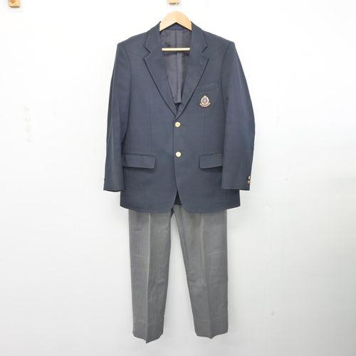 中古】広島県 祇園中学校/旧制服 男子制服 2点 (ブレザー・ズボン