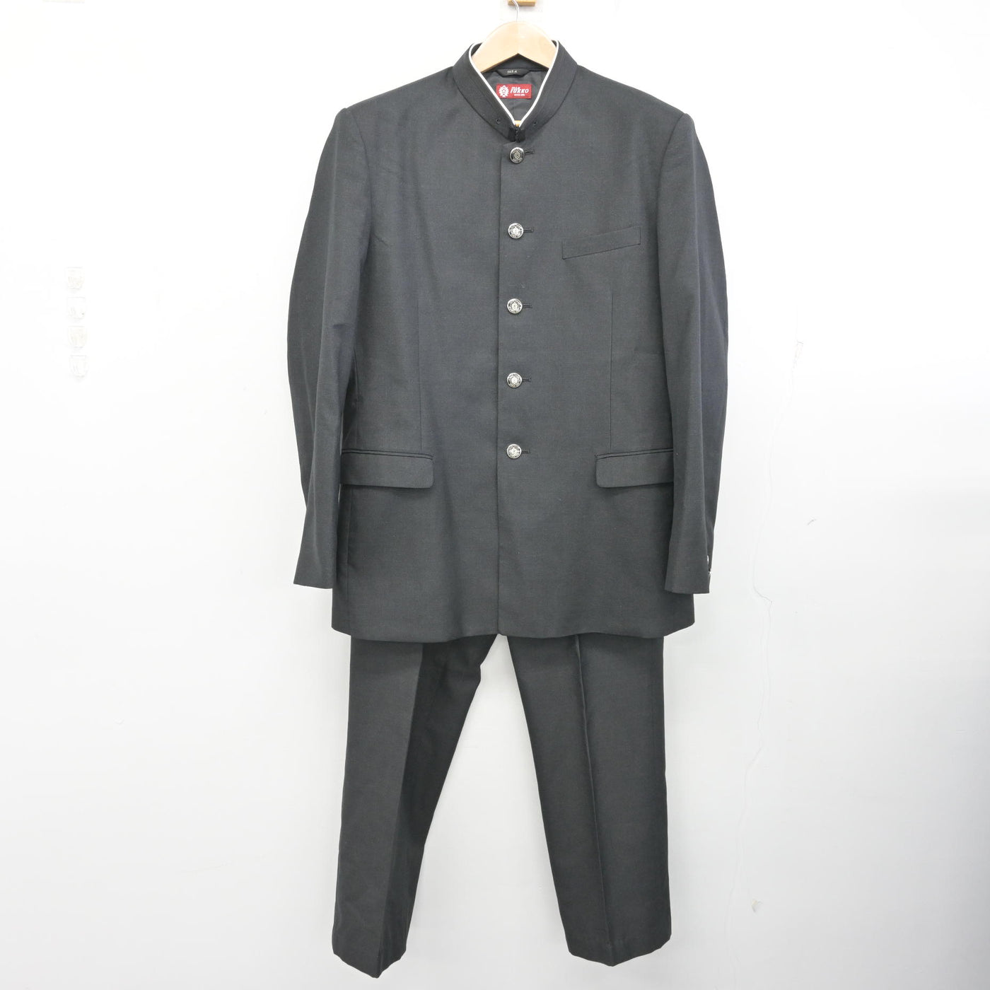 福岡工業高校　　男子　制服一式 中古】福岡県 福岡工業高等学校 男子制服 2点 (学ラン・ズボン