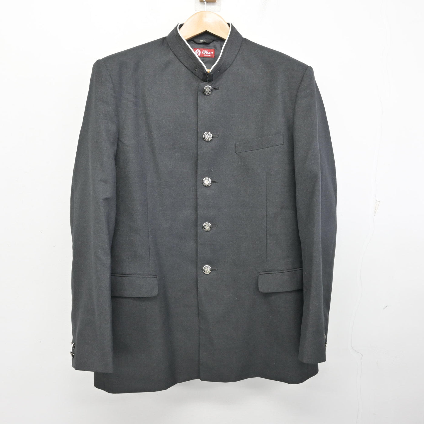 中古】福岡県 福岡工業高等学校 男子制服 2点 (学ラン・ズボン 