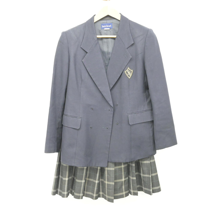 お値下げ交渉大歓迎専用横浜女学院コート 中古】神奈川県 横浜女学院中学・高等学校 女子制服 4点 (ブレザー