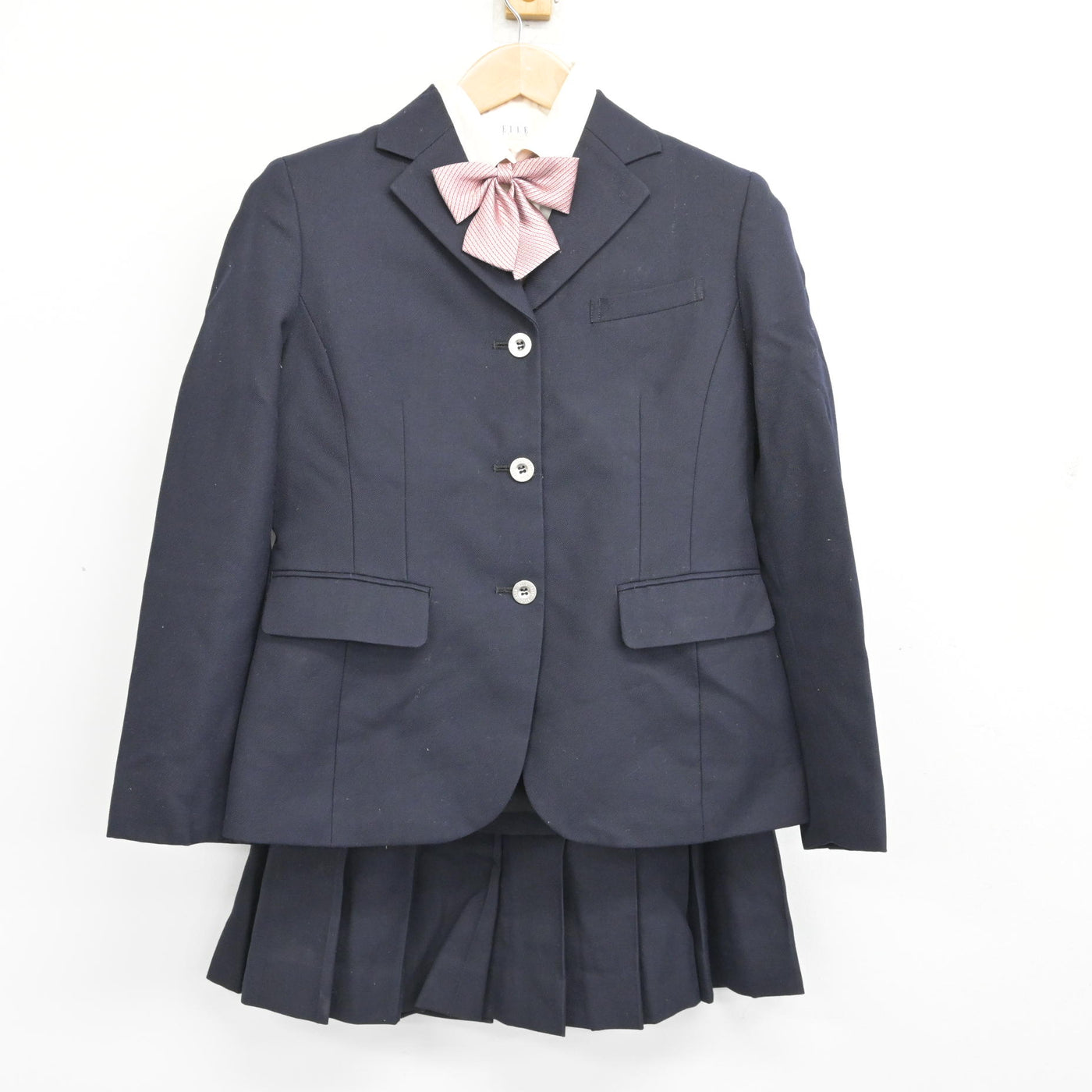 中古】愛知県 至学館高等学校 女子制服 4点 (ブレザー・シャツ