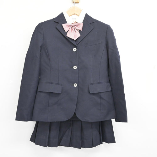 中古】福岡県 北九州市内中学校標準服 女子制服 3点 (ブレザー