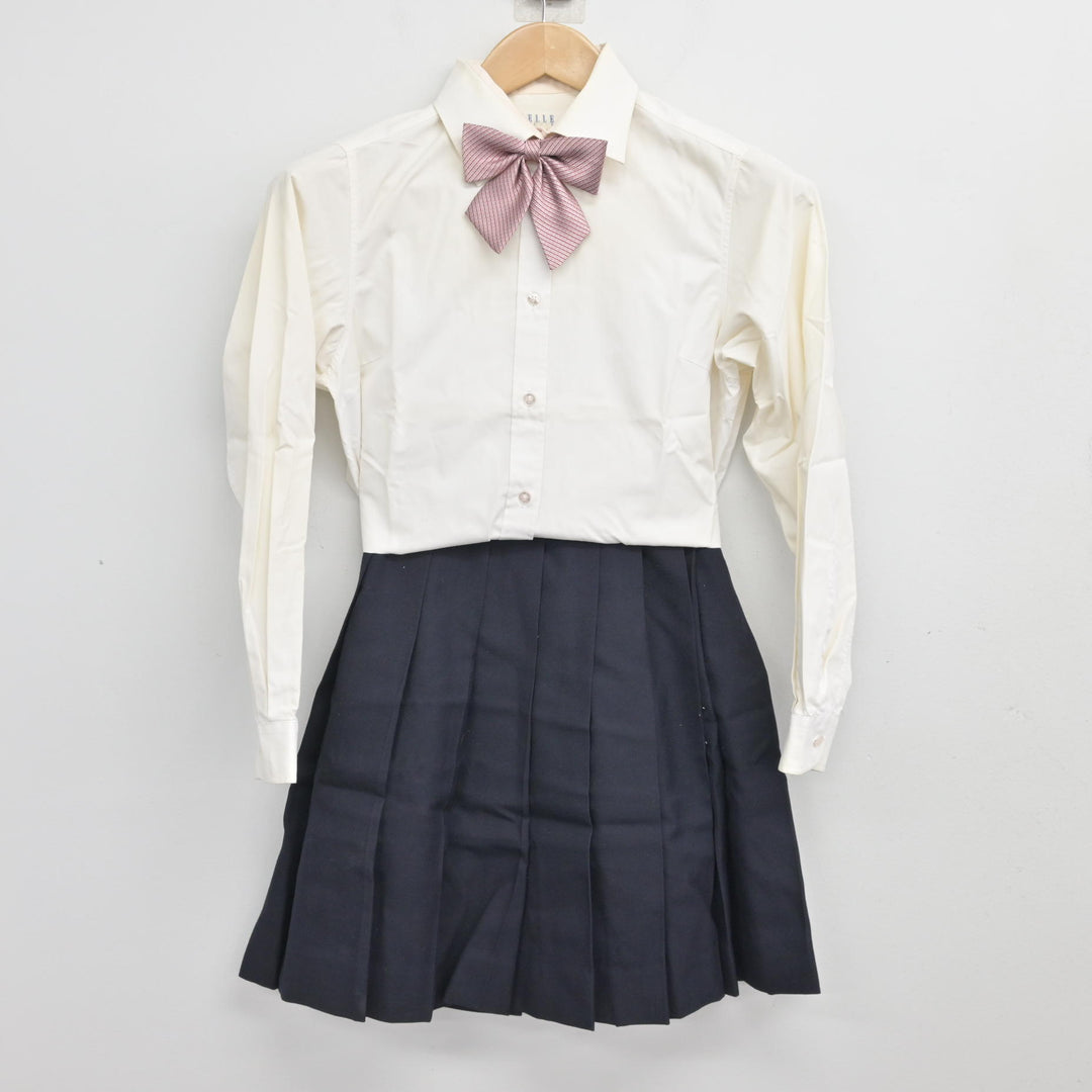 中古】愛知県 至学館高等学校 女子制服 4点 (ブレザー・シャツ