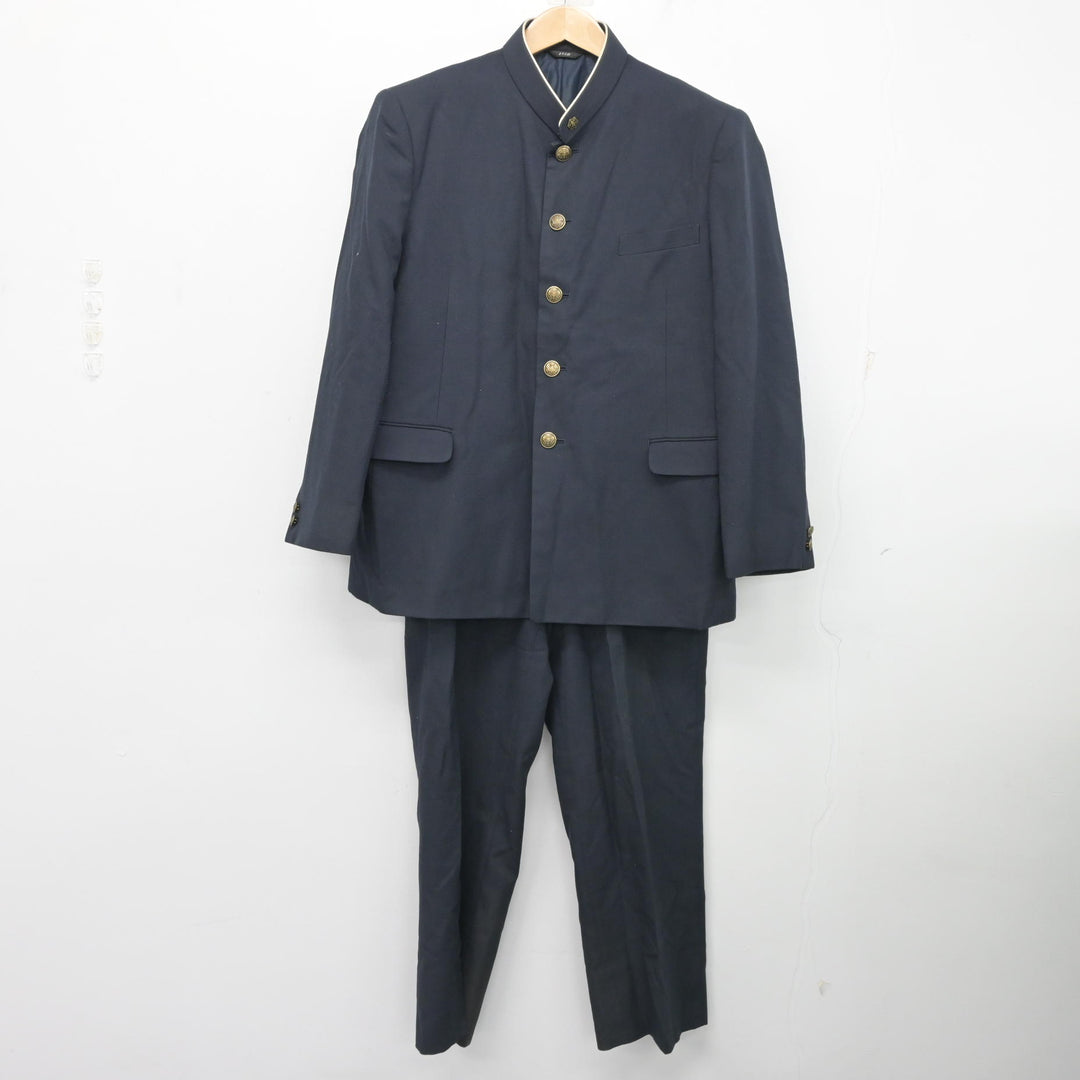 中古】群馬県 高崎工業高等学校 男子制服 2点 (学ラン・ズボン